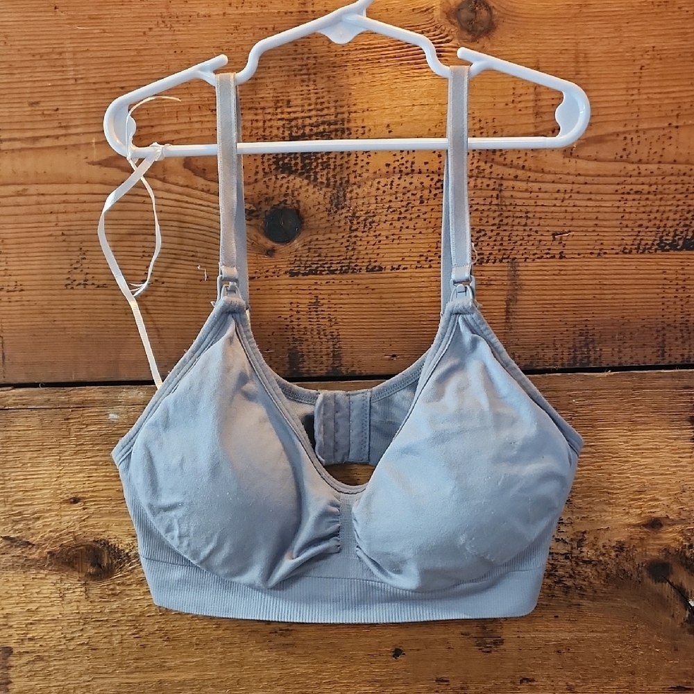Gray Women's Nursing Bra